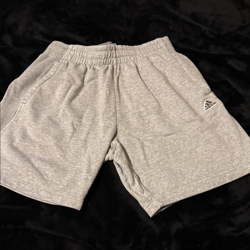 Adidas Men's Heather Gray Athletic Shorts